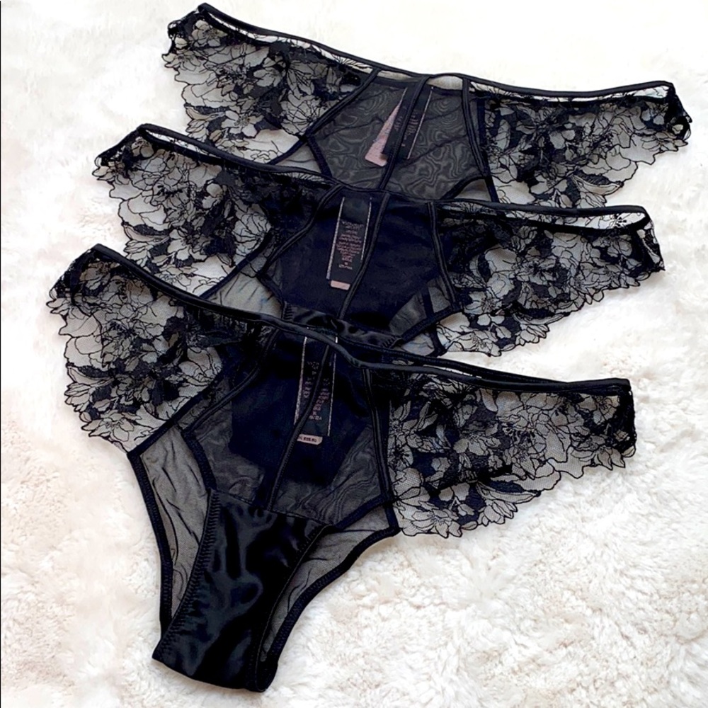 Victoria Secret VS LUXE Mesh & Lace Cheekini Panty